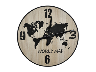 Zegar ścienny drewniany 50 cm