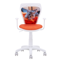 Krzesło obrotowe dla dziecka MINISTYLE WHITE kot