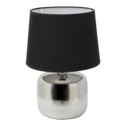 Lampa stołowa 39060-2 srebrno-czarna
