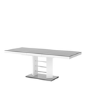 Stół rozkładany LINOSA LUX biały / szary połysk