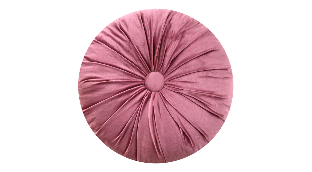 Poduszka dekoracyjna różowa SELMA 40 cm do salonu lub sypialni.