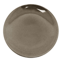 Talerz obiadowy ceramiczny brązowy LUNA 27 cm