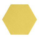 Panel tapicerowany FIBI HEXAGON 20x20, żółty