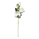 Sztuczny kwiat róża biała 85 cm