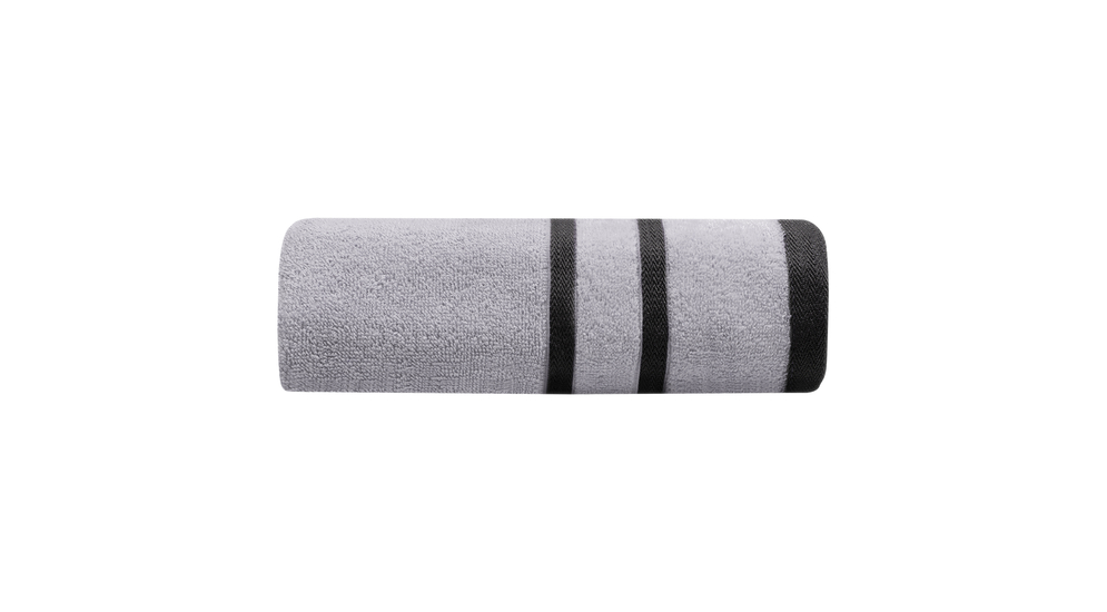 Ręcznik do rąk szary VELOR 30x50 cm