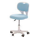 Fotel biurowy błękitno-biały MELLODY