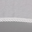 Firana z koronką na taśmie marszczącej biała ZIGI 290x160 cm