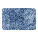 Dywanik łazienkowy niebieski shaggy SILAS 50x80 cm