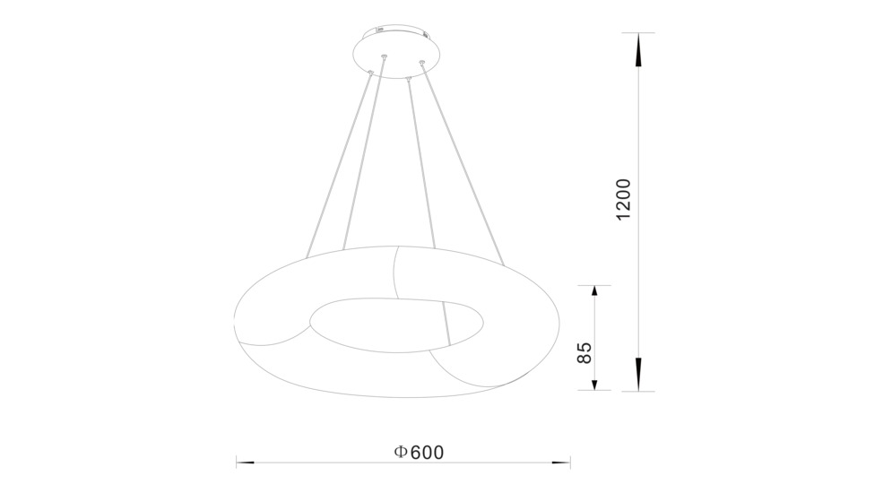 Lampa wisząca LED LIMA 15010003