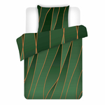 Komplet pościeli satynowej butelkowa zieleń ARGONGREEN ELISA 140x200 cm