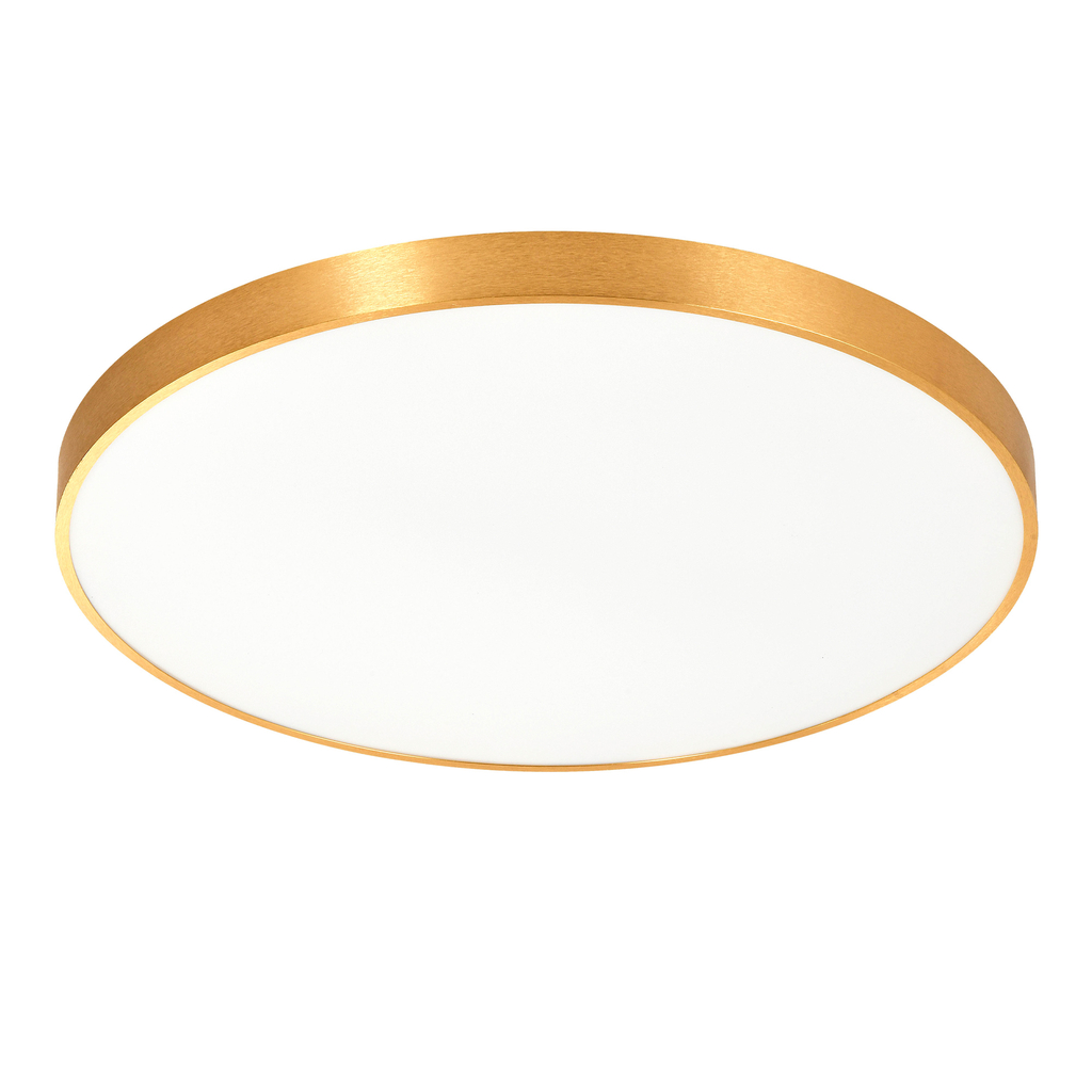 Plafon LED okrągły złoty SIERRA 60 cm