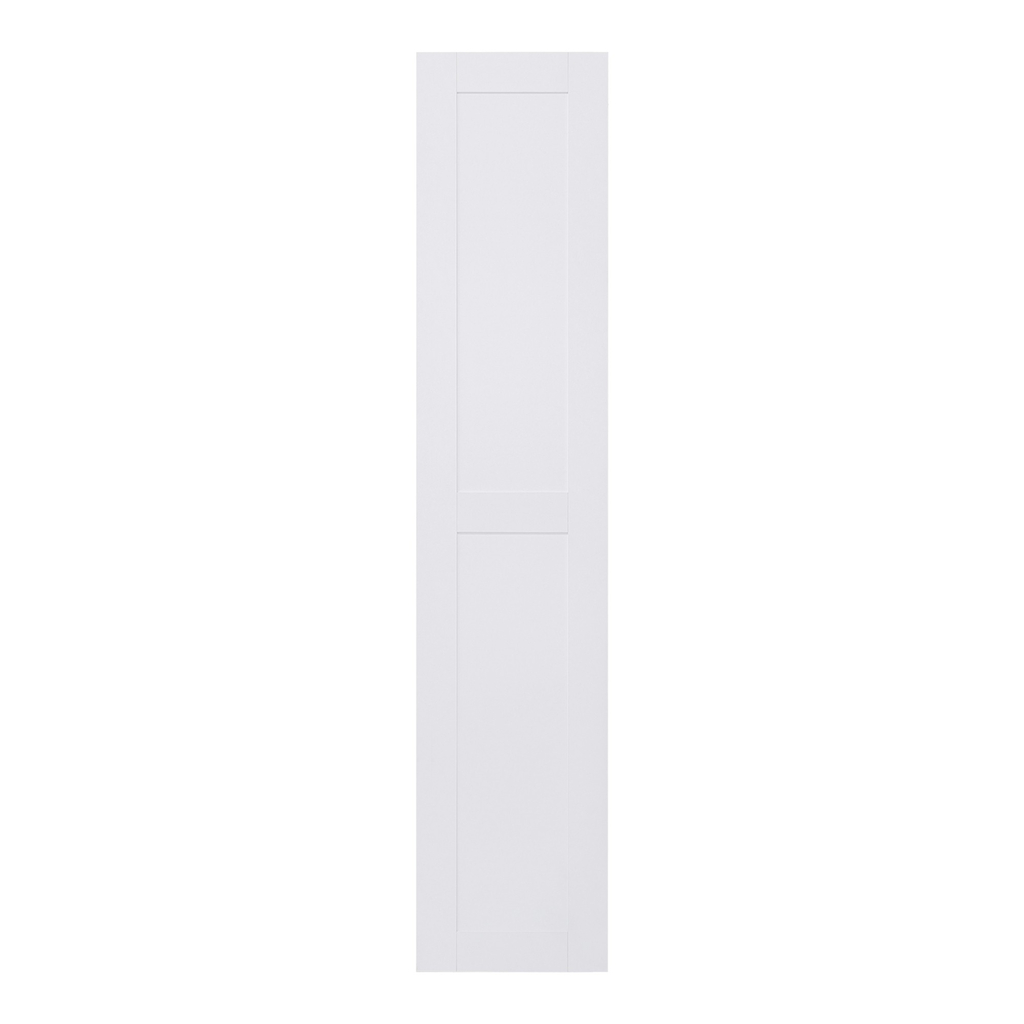 Biały front drzwi CAMILLA do szaf ADBOX to doskonały wybór. Jego design z charakterystyczną ramką sprawia, że dobrze prezentuje się jako wykończenie zarówno dla nowoczesnych, jak i klasycznych wnętrz.