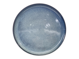 Talerz obiadowy ceramiczny niebieski BALTIC 27 cm