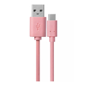 Kabel USB/USB-C 1M różowy