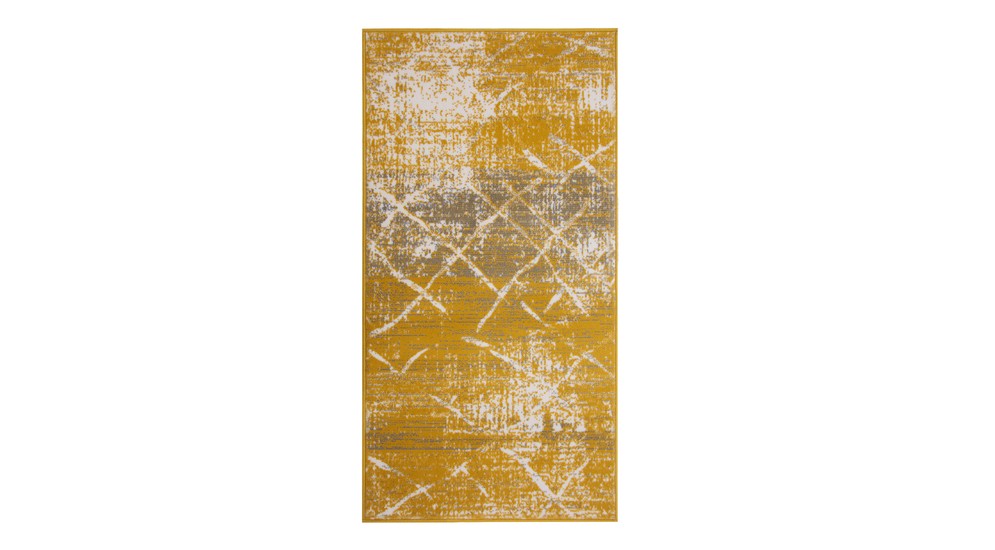 Dywan nowoczesny żółty SUMATRA 80x150 cm