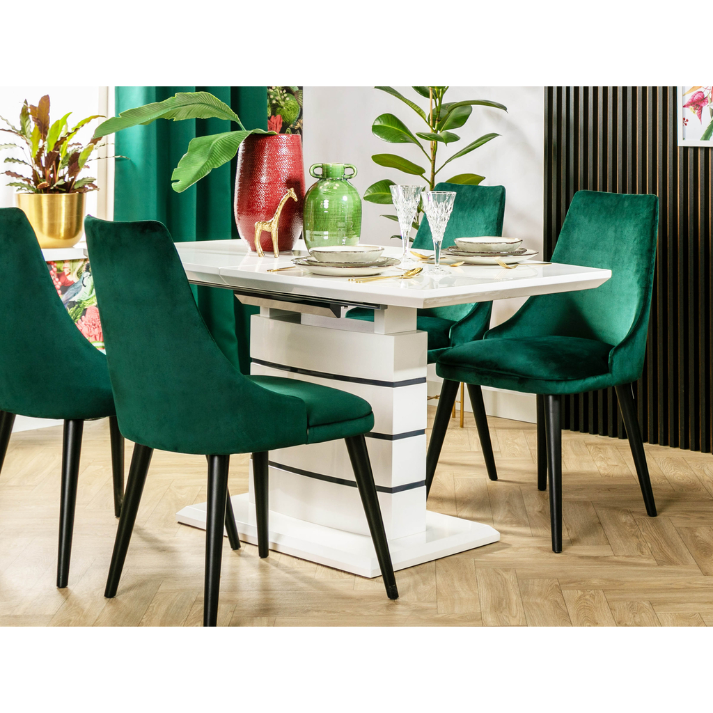 Krzesło tapicerowane MILANO zielone
