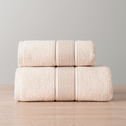 Ręcznik bawełniany jasny beż NAOMI 70x140 cm