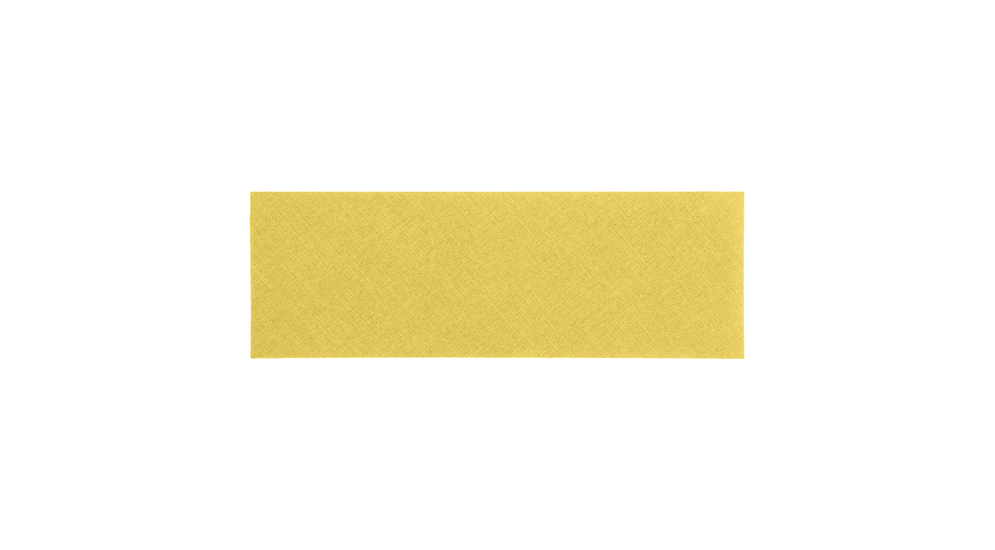 Panel tapicerowany FIBI PROSTOKĄT 90x30, żółty