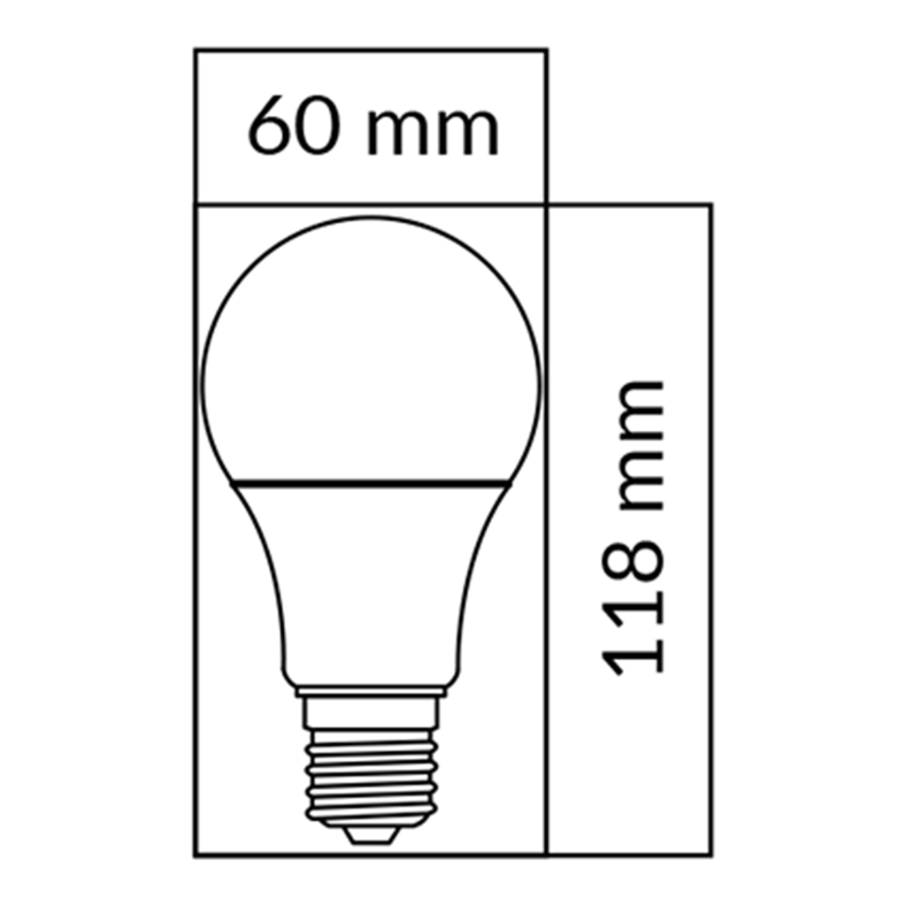 Żarówka LED RGBW WIFI E27 9W ORO-E27-A60-WIFI-DRIVE-9W-RGBW SMART