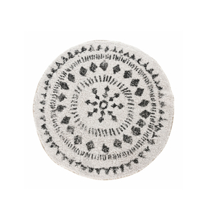 Dywanik dekoracyjny boho do łazienki okrągły MIX 70 cm