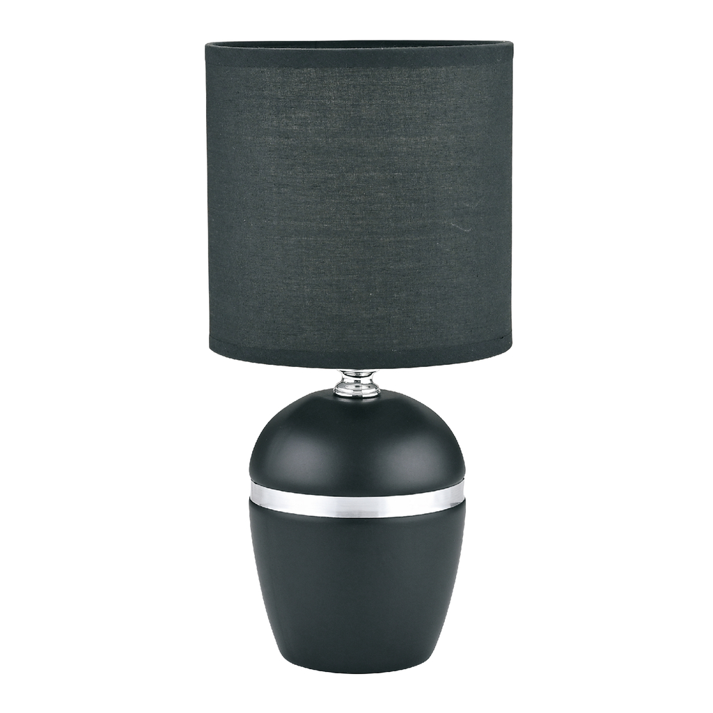 Ceramiczna lampa doda eleganckiego wykończenia do salonu lub sypialni.