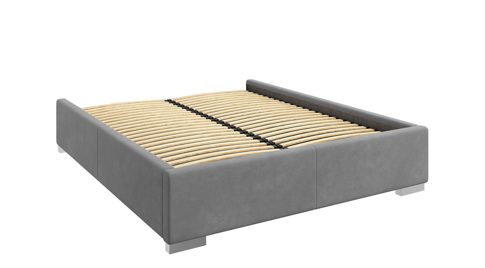 Rama łóżka ze stelażem FIBI FULL GR. 8 160x200, platynowy