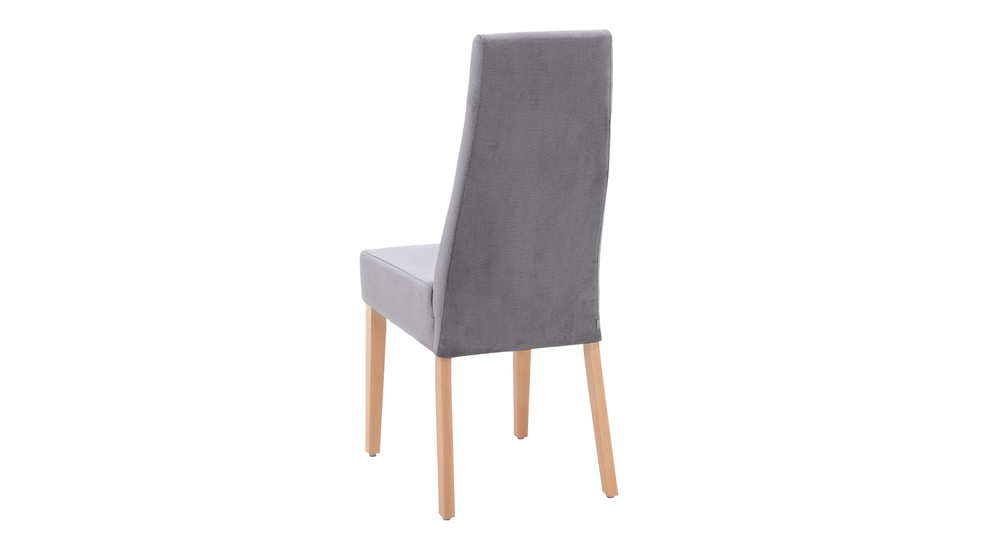 Krzesło tapicerowane szare SORIN