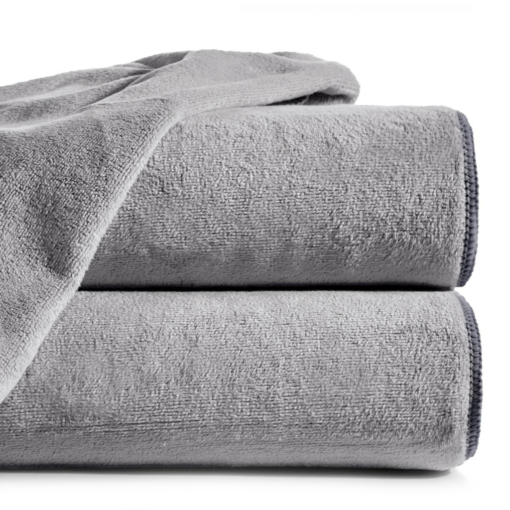 Ręcznik kąpielowy szybkoschnący  jasnoszary AMY 70x140 cm