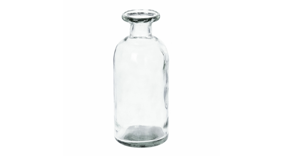 Wazon szklany butelka transparentny 20 CM