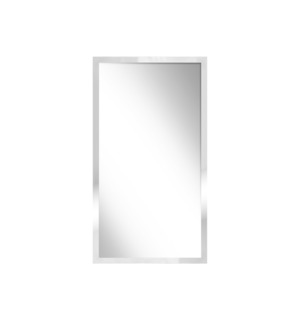 Lustro w białej ramie SLIM 67,5x127,5 cm