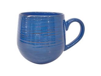 Kubek ceramiczny niebieski 470 ml
