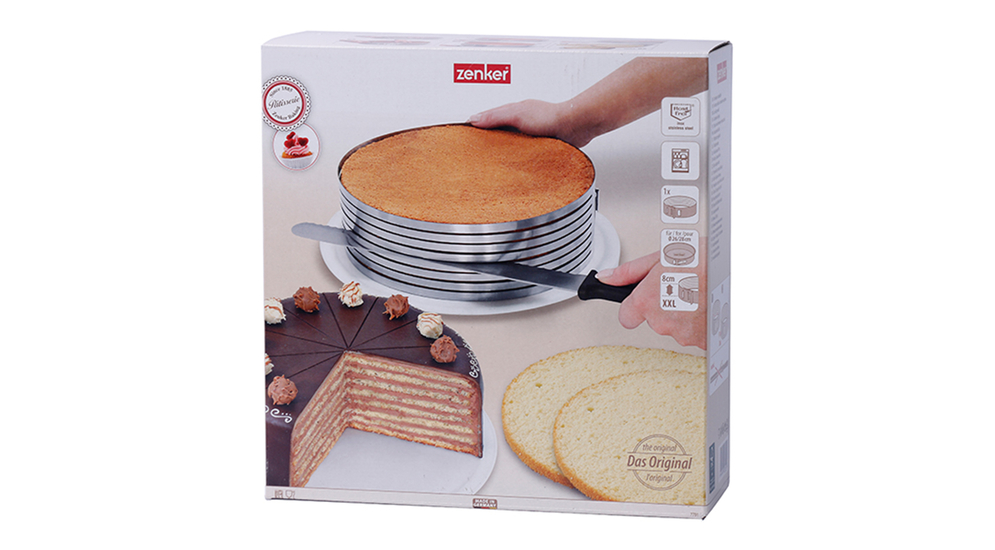 Obręcz do warstwowego cięcia ciast ZENKER 26-28 cm