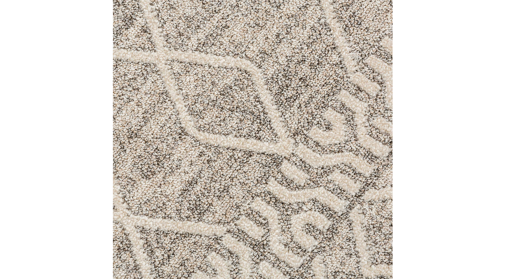 Dywan etno w romby beżowy PAULA 80x150 cm