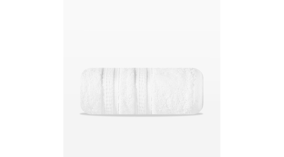 Biały ręcznik z włókna bambusowego