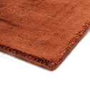 Dywan ręcznie tkany z wiskozy rudy terrakota PREMIUM 200x290 cm
