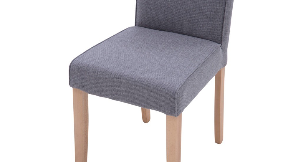 Krzesło tapicerowane szare PAVAROTTI