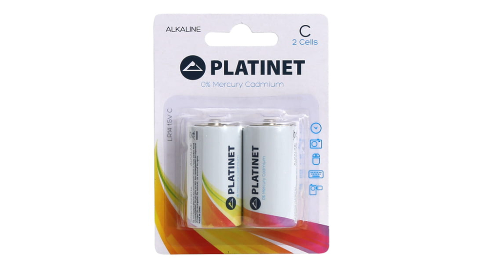 Baterie alkaliczne PLATINET LR14 - kpl 2 szt.
