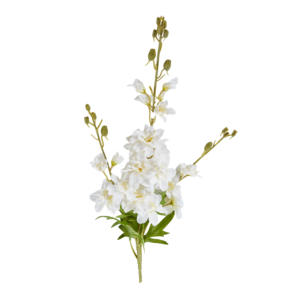 Biały sztuczny kwiat