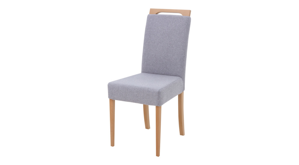 Krzesło tapicerowane szare MALIBU