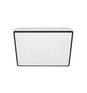 Plafon LED glampur biało-czarny LINO 27 cm