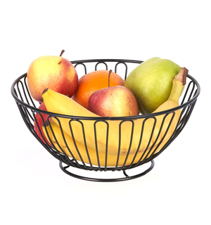 Koszyk na owoce metalowy 25x11 cm