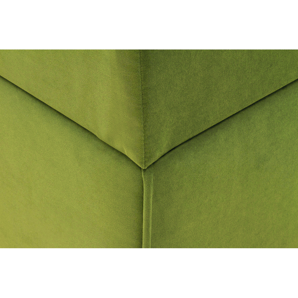 Łóżko kontynentalne zielone MARGO 120x200 cm