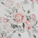 Zasłona do salonu w różowe kwiaty ELLIE 140x270 cm