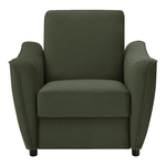 Fotel zielony z pojemnikiem MONO
