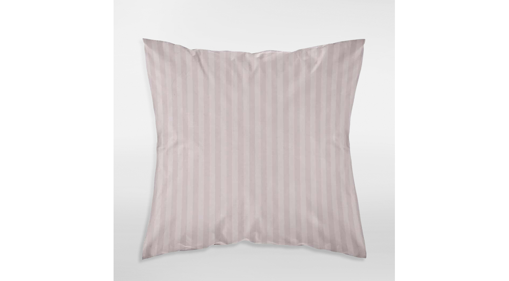 Poszewka na poduszkę w różowym kolorze w pasy