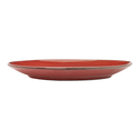 Talerz deserowy ceramiczny czerwony GLACIAR 21 cm