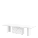 Stół rozkładany KOLOS MAX biały połysk / biały mat