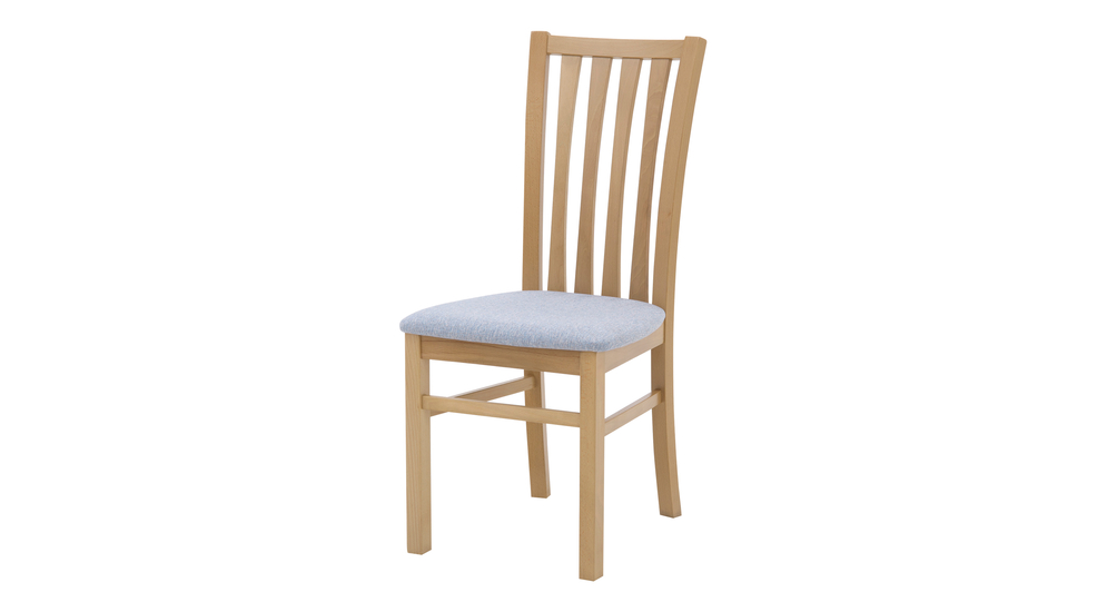 Krzesło z tapicerowanym siedziskiem ALEX tkanina lars 74