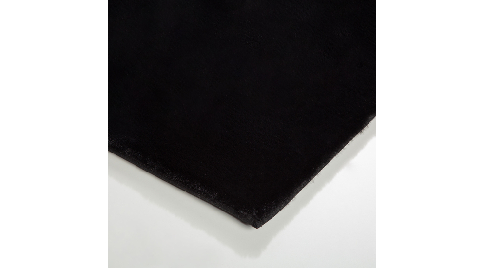 Dywan czarny RABBIT BUNNY 80x150 cm - zbliżenie.