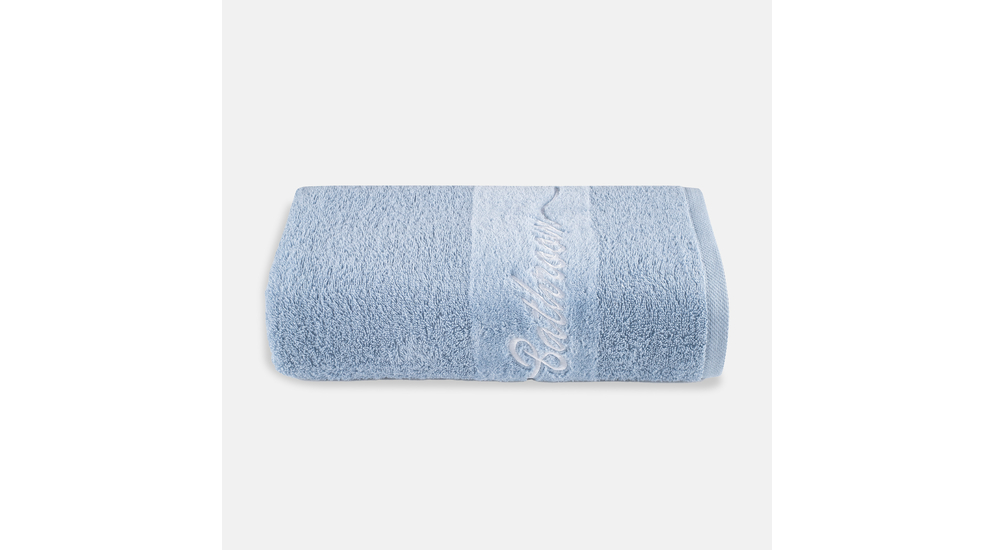 Ręcznik bawełniany niebieski FERRO 50x90 cm